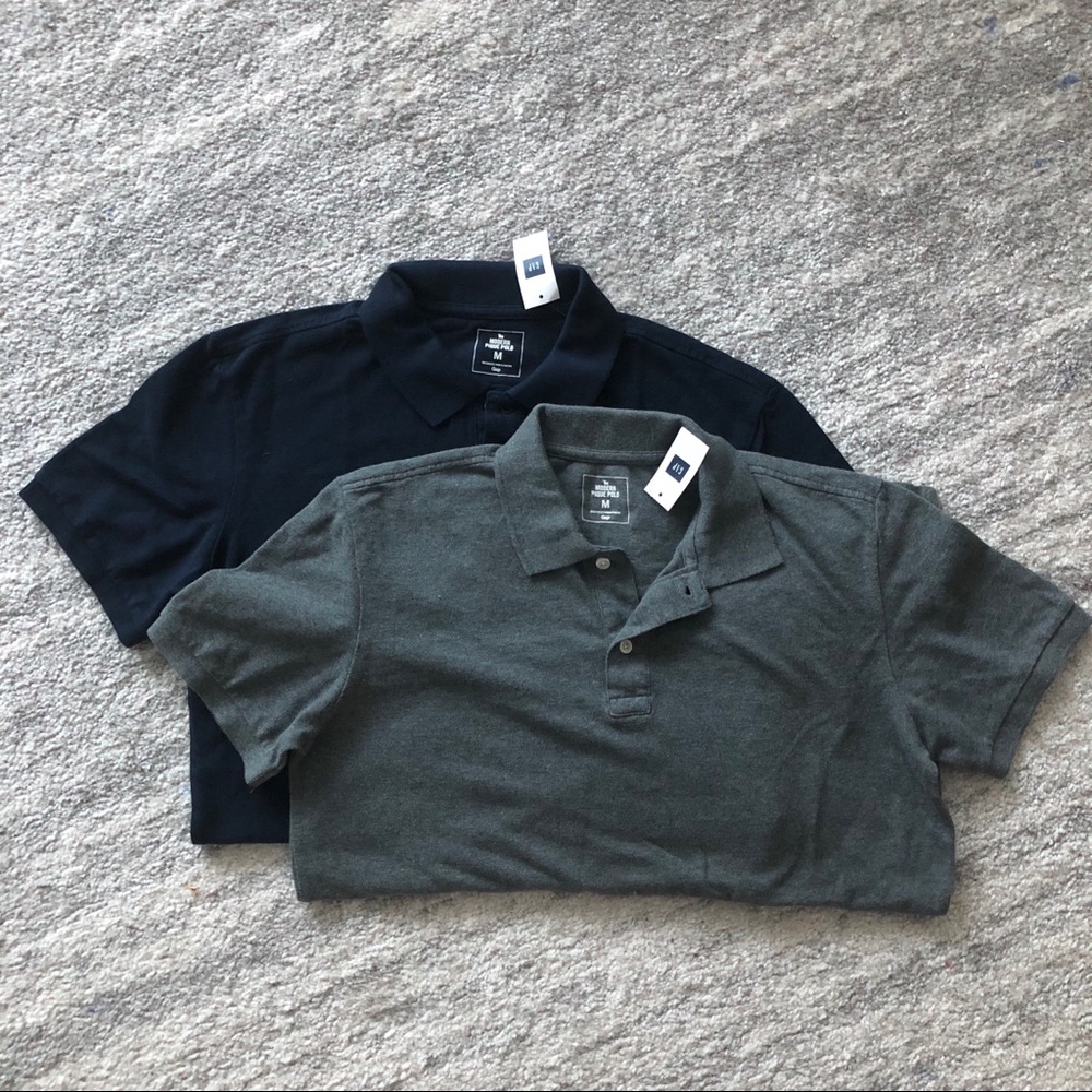 Gap Modern Pique Polo Shirts Bundle